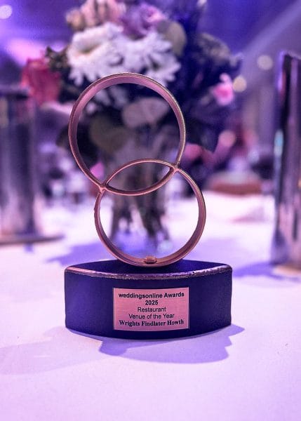 2025 Weddings Online Awards Findlater Restaurant Venue of the Year