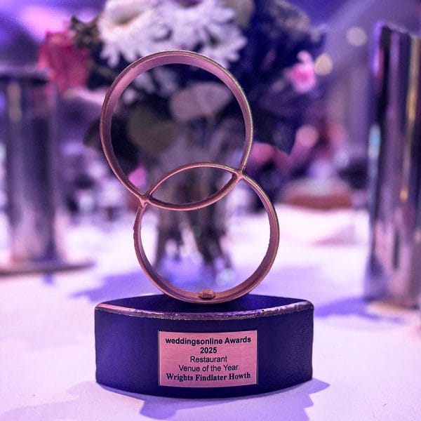 Weddings Online Awards 2025 Findlater Restaurant Venue of the Year