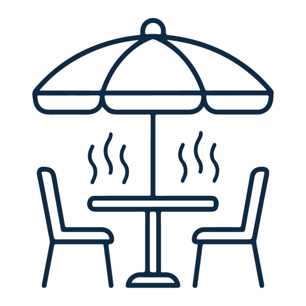 Heated Terrace